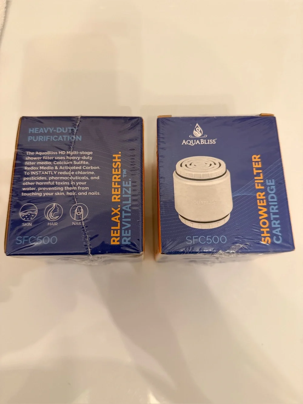 Aqua Bliss Shower Filters Set of 2